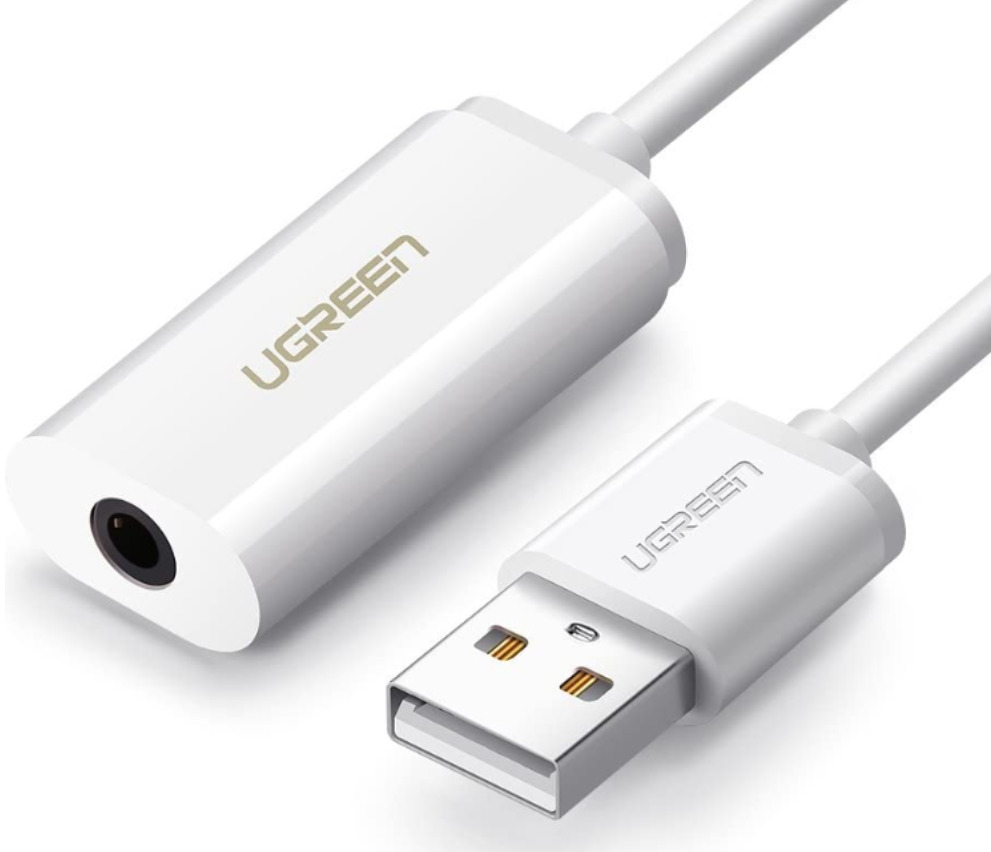 UGREEN USB オーディオ 変換アダプタ