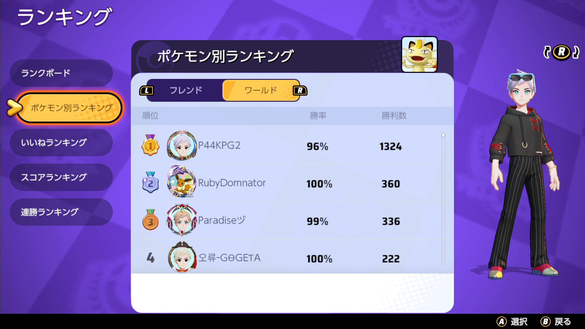 【ポケモンユナイト】ニャーススマスターおすすめの持ち物構成【Pokémon UNITE】